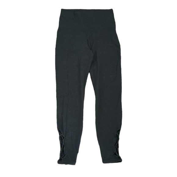 Old Navy Gray Leggings with Cutouts Size Small - Picture 1 of 10